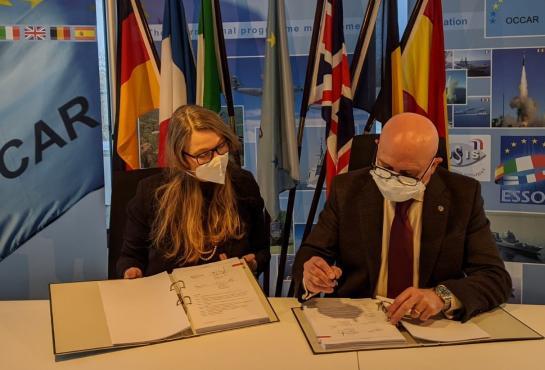 the OCCAR-EA Director signed a BOXER contract amendment, on behalf of Germany